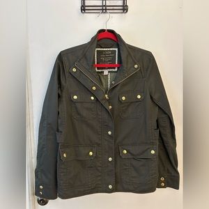 J. Crew Olive Green Structured Boyfriend Jacket | M